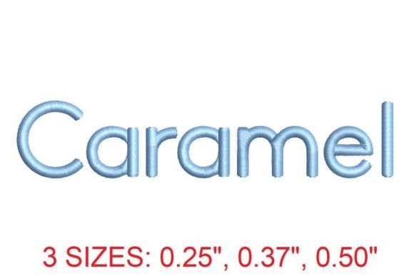 Caramel Embroidery Font: A Scripted Touch for Modern Craft