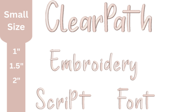 Clear Path Embroidery Font: Stitching Precision Into Your Projects
