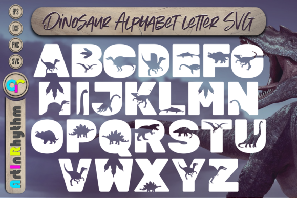 Dinosaurs Alphabet Letter: Roaring Creativity for Your Designs