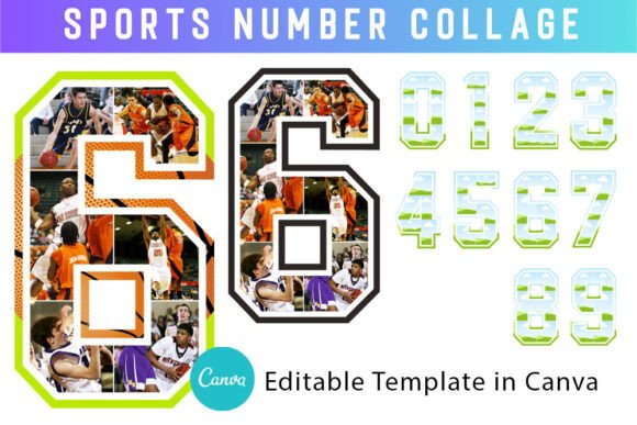 Dynamic Visuals: Mastering the Sports Number Photo Collage