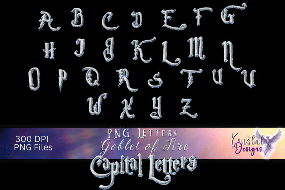 Goblet of Fire - PNG Font: Unleash Magical, Gothic Drama