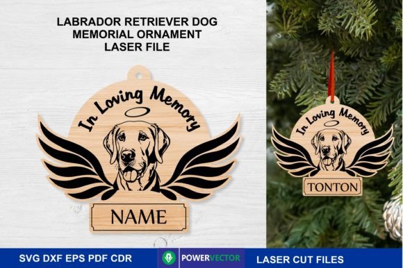 In Loving Memory Labrador Retriever Dog: A Design Asset for Heartfelt Tributes