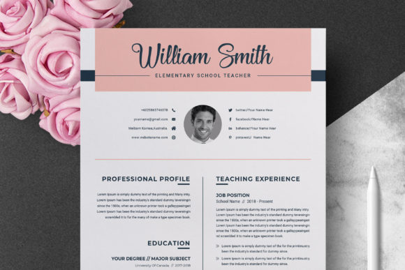 Land the Interview: The Ultimate Teacher Resume Template for Word & Page