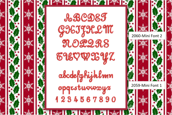 Mini Font 2: Tiny Embroidery Letters for Big Impact