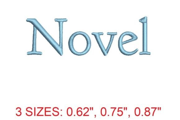 Novel Embroidery Font: A Fresh Take on Elegant Lettering