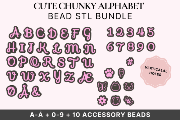 Personalizing Your World with the Soft Script Alphabet Bead STL Bundle