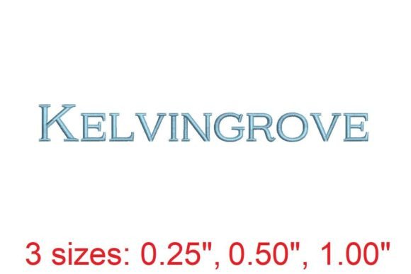 Stitching Sophistication: The Kelvingrove Embroidery Font