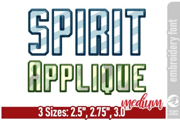 Unleash Team Spirit: A Bold Embroidery Font for Every Project